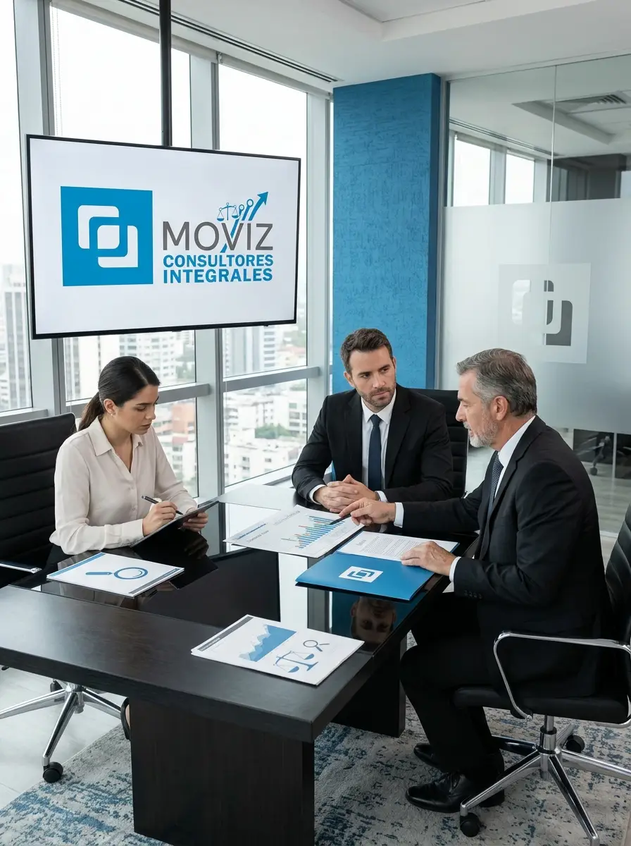 Equipo ejecutivo revisando documentos estratégicos